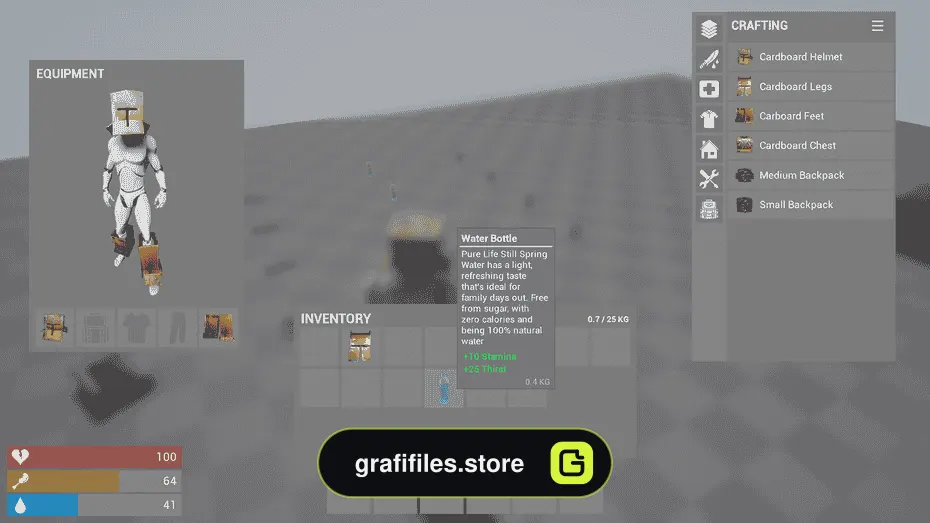 Survival Inventory برای آنریل انجین - 7