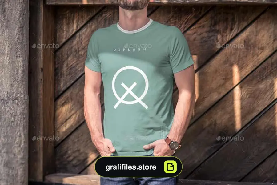 موکاپ تیشرت مردانه T-Shirt Mock-up 4 - 4