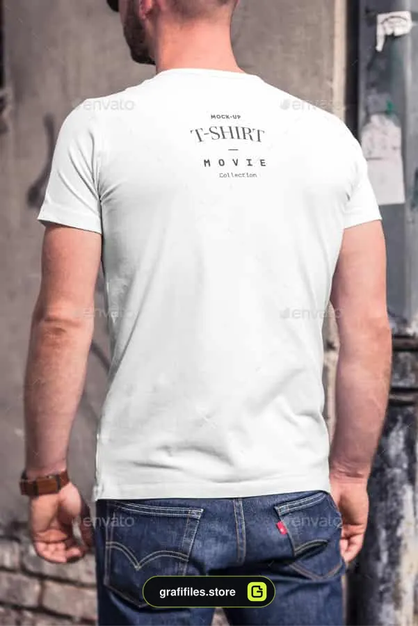 موکاپ تیشرت مردانه T-Shirt Mock-up 4 - 10