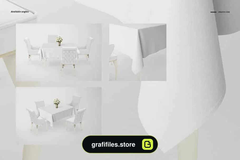 موکاپ میز ناهارخوری