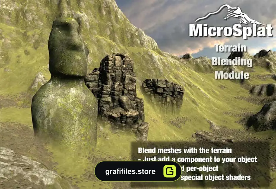 پروژه Terrain Blending برای یونیتی - 1