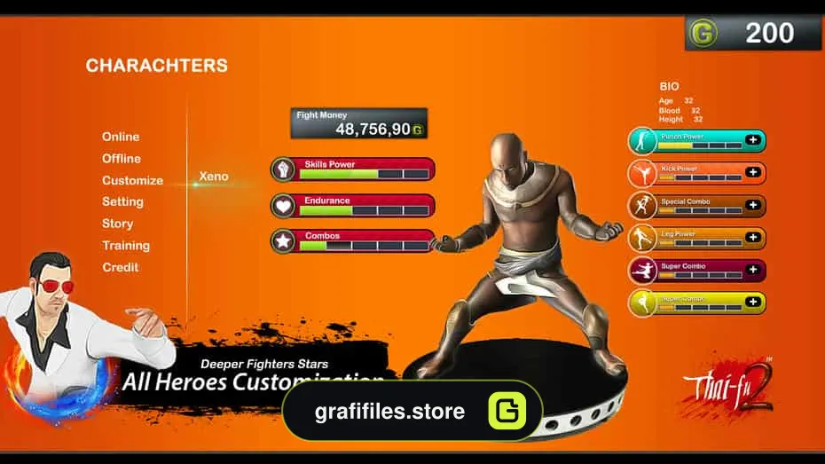 Thai Fu2 Fighting Game برای یونیتی - 5