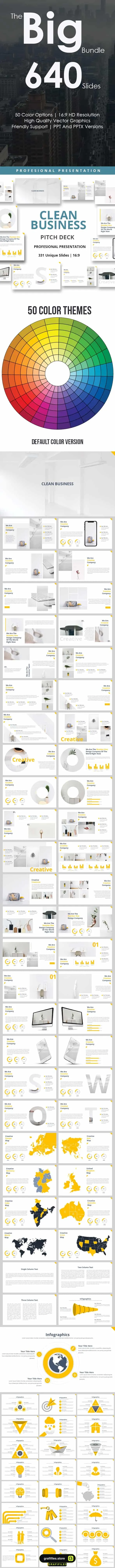 قالب پاورپوینت The Big - Powerpoint Presentations Bundle
