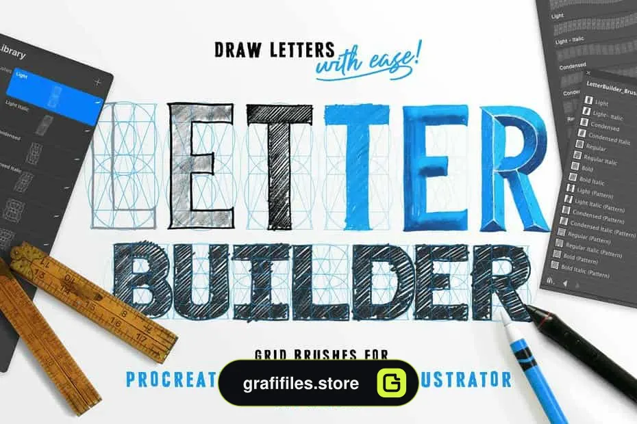 دانلود براش فتوشاپ و ایلاستریتر The Builder Bundle - 3 براش فتوشاپ و ایلاستریتر - 2