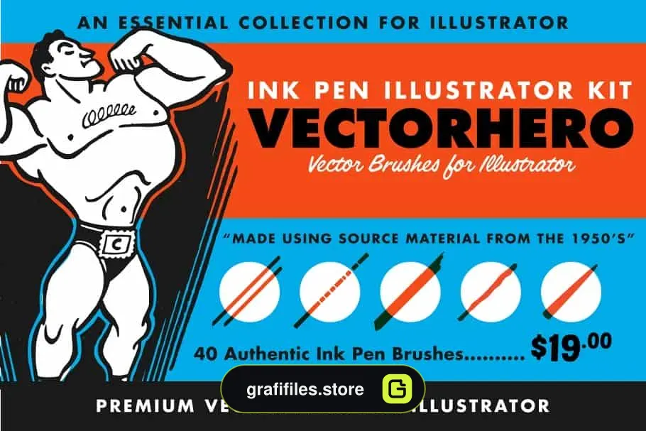 براش ایلاستریتر The Vector Brush Toolbox