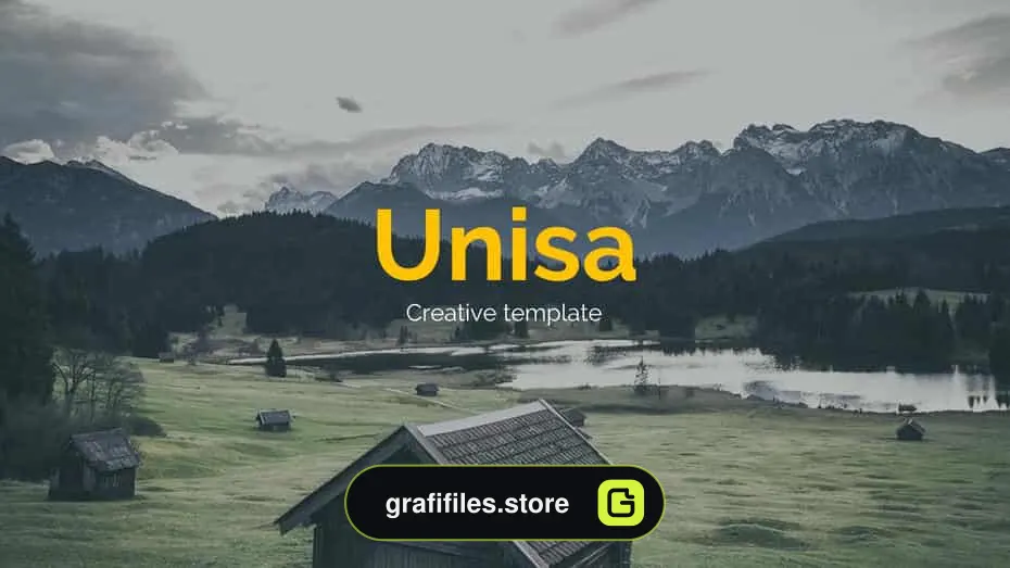 قالب پاورپوینت Unisa Creative Powerpoint Template