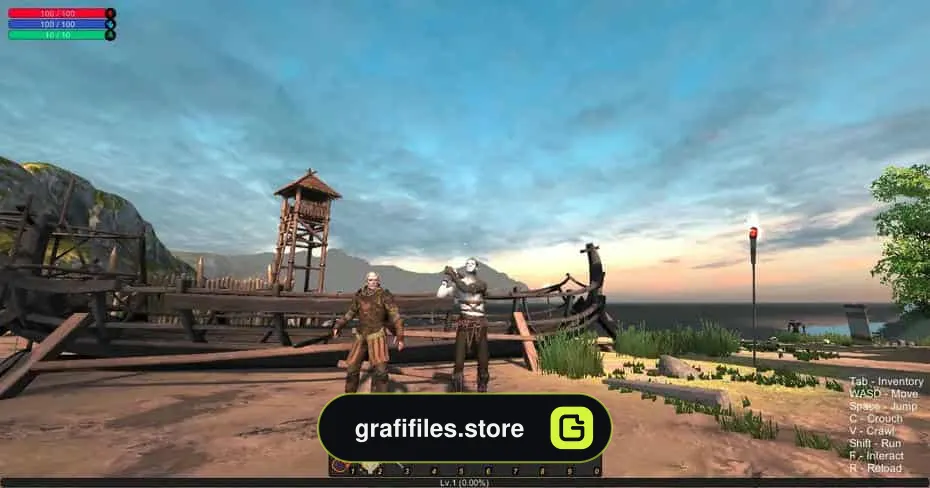 uRPG Singleplayer RPG برای یونیتی - 25