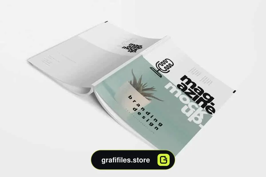 موکاپ مجله US Letter Size Magazine Mockups