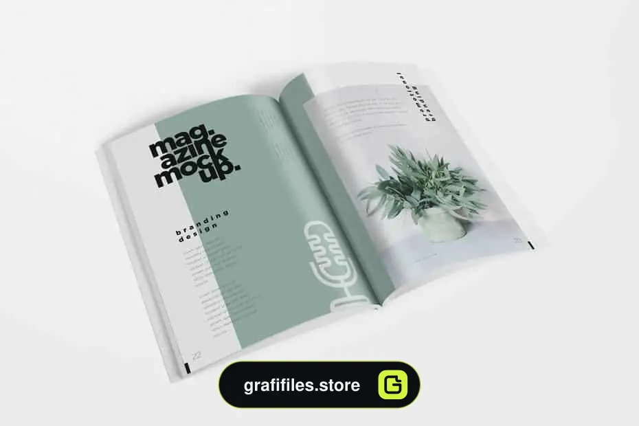 موکاپ مجله US Letter Size Magazine Mockups