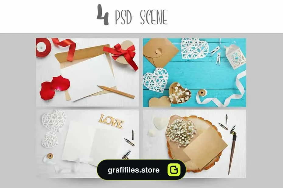 دانلود جعبه ابزار ساخت موکاپ ولنتاین Valentine Mockup scene creator - 9 جعبه ابزار ساخت موکاپ ولنتاین Valentine - 8