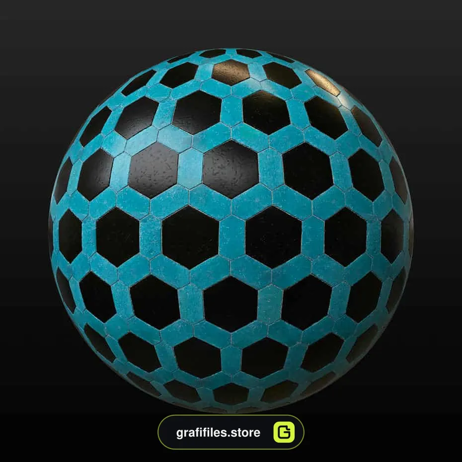 تکسچر کاشی برای موتور رندر Vray در سینما فوردی