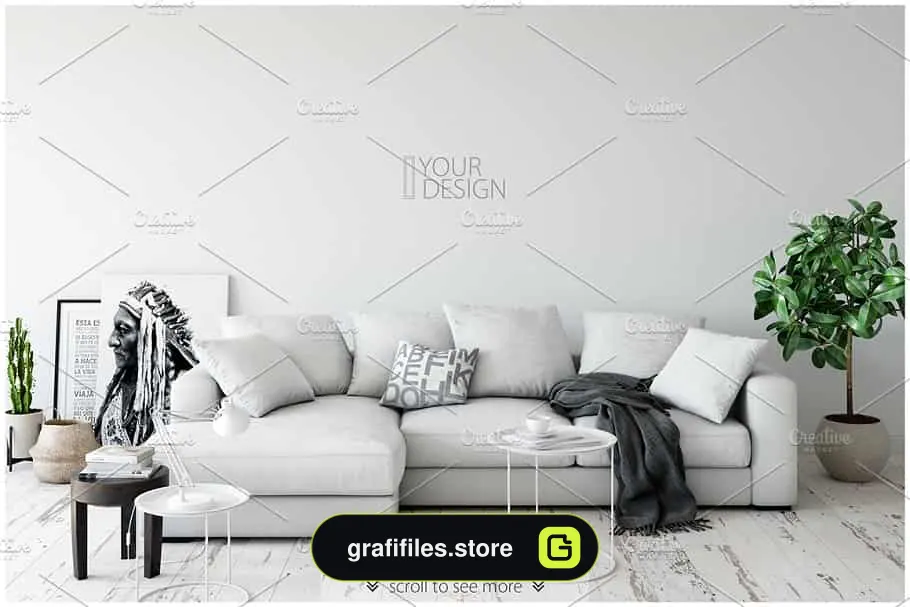 موکاپ قاب عکس و دیوار