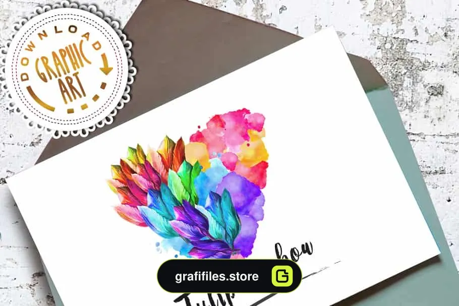 کلیپ آرت آبرنگی گل Watercolor clipart Tulip wreath - 5