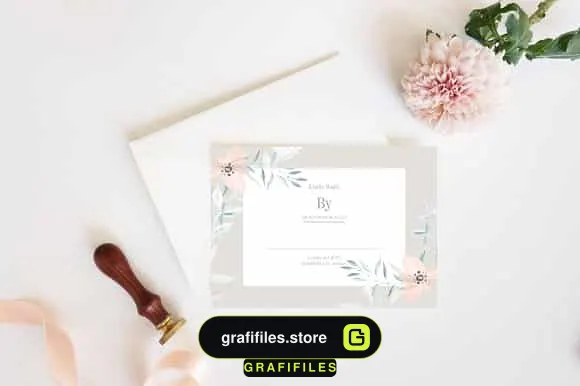 فایل لایه باز کارت دعوت عروسی Wedding Invitation – Alcinos Ac.138