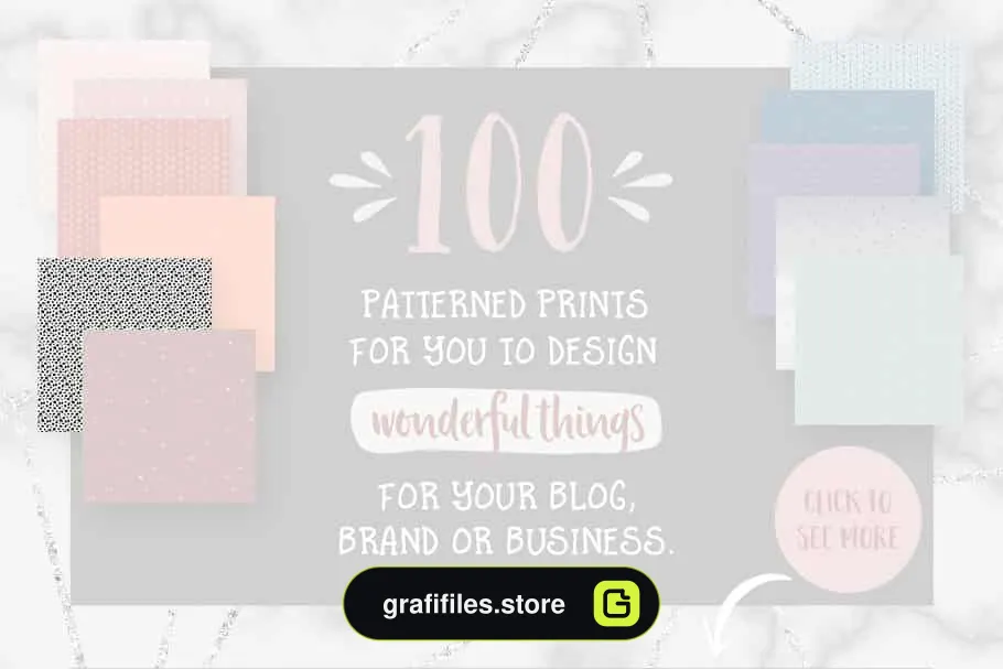 پترن هندسی Whimsical Branding Patterns