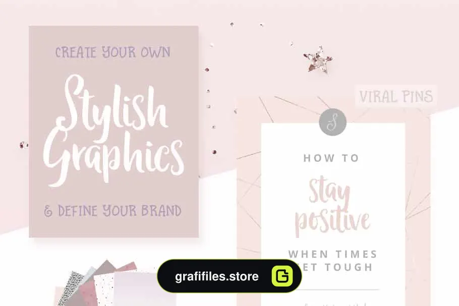 پترن هندسی Whimsical Branding Patterns