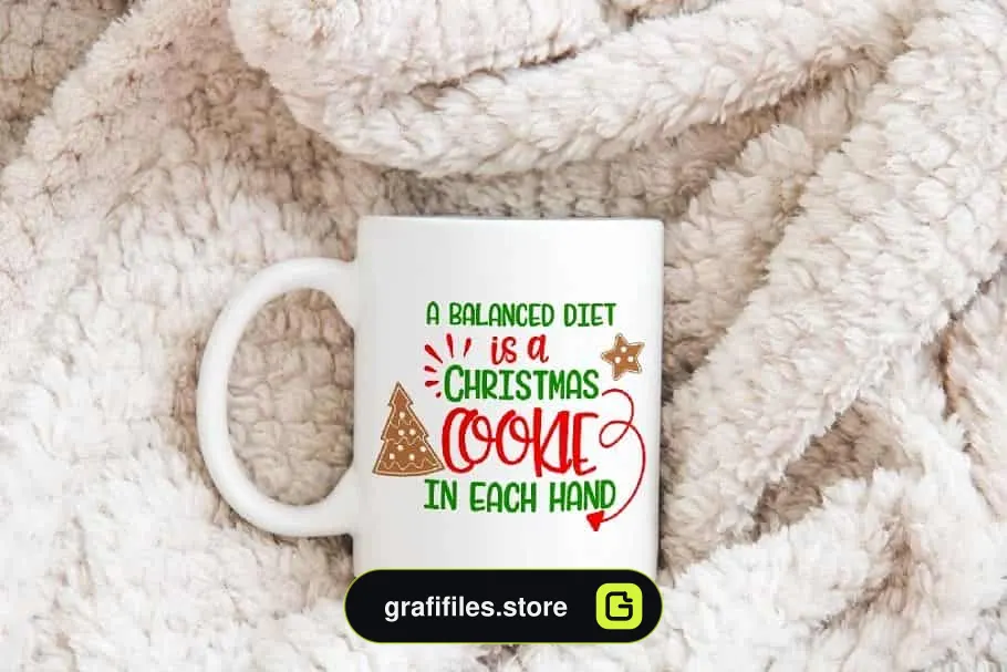 موکاپ ماگ Winter Coffee Mug Mockup Xmas Mock