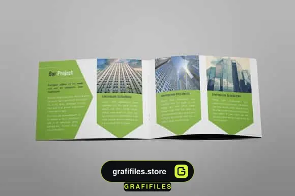 قالب ایندیزاین بروشور Wonderpro – A5 Business Brochure