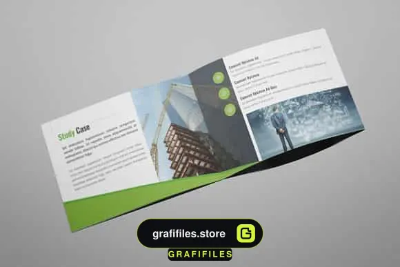 قالب ایندیزاین بروشور Wonderpro – A5 Business Brochure