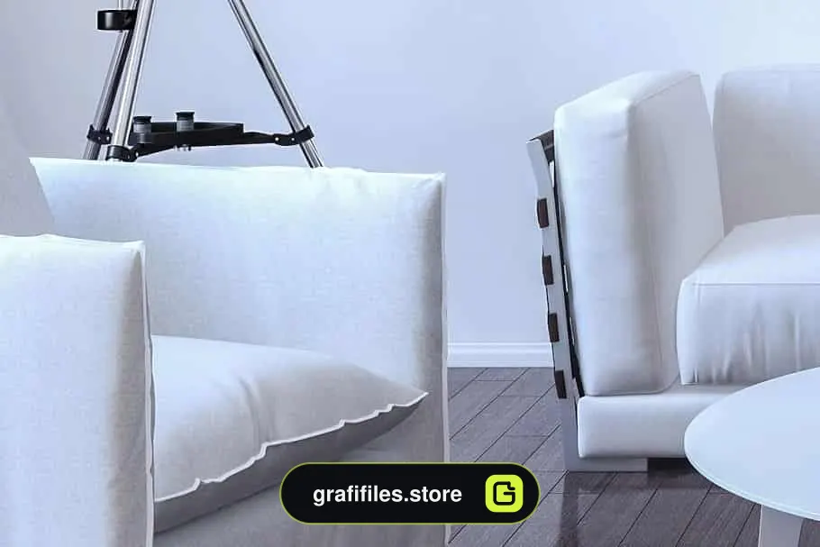 موکاپ بک گراند فضای داخلی