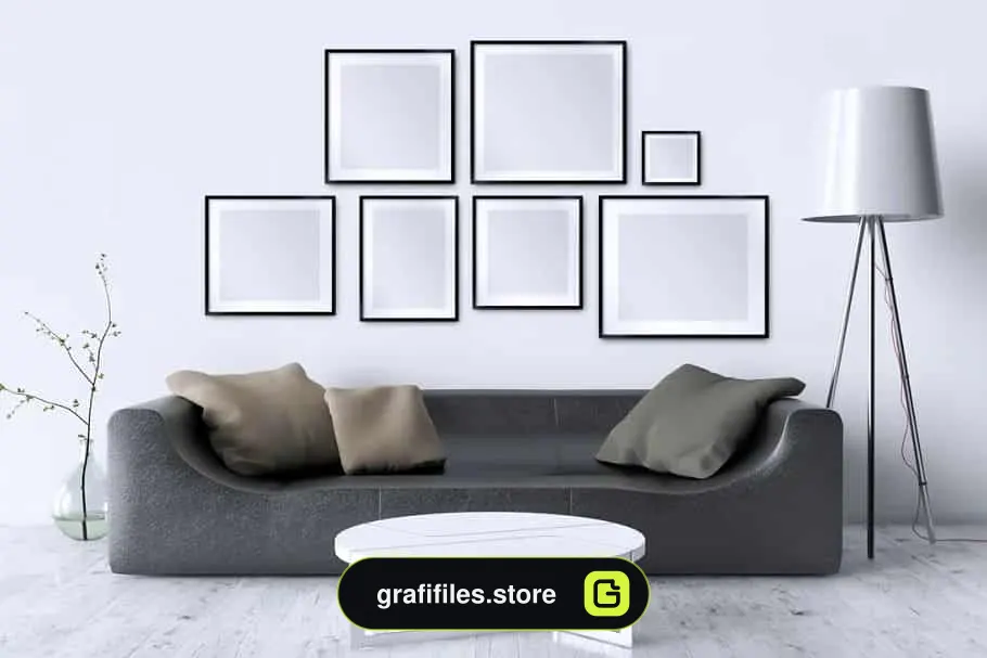 موکاپ بک گراند فضای داخلی X Interior Backgrounds 03