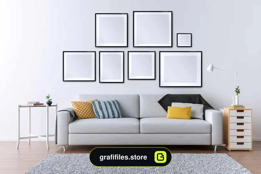 موکاپ بک گراند فضای داخلی X Interior Backgrounds 03