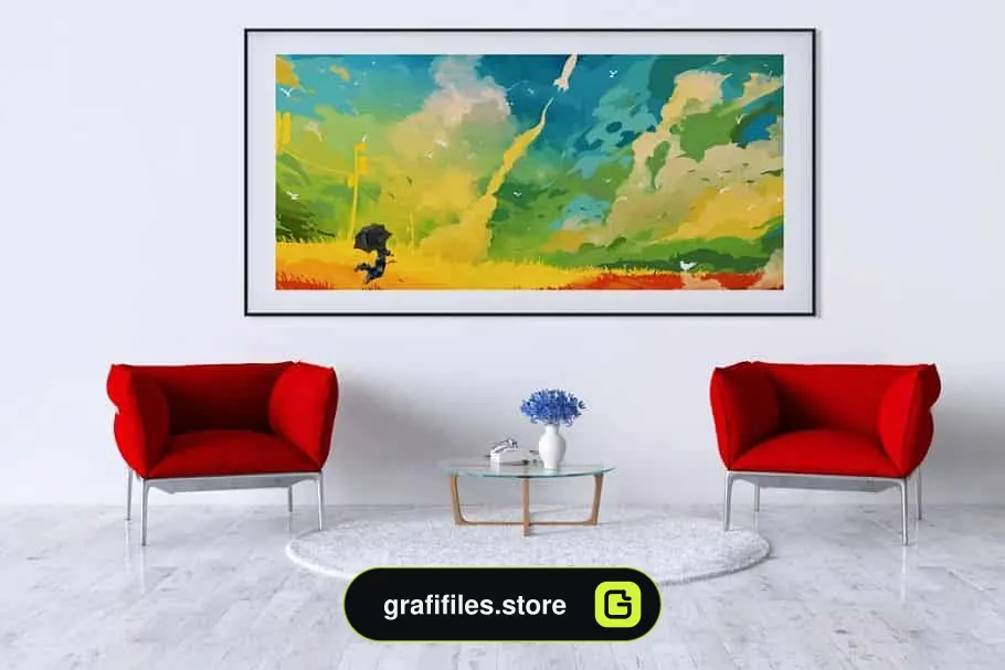 موکاپ بک گراند فضای داخلی X Interior Backgrounds 03
