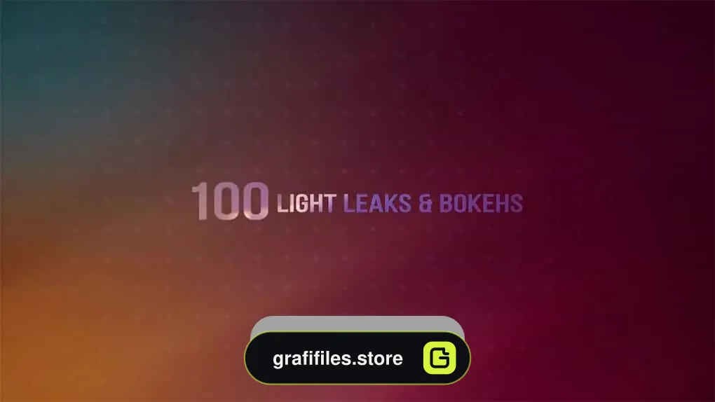فوتیج افکت نور بوکه Light Leaks &amp; Bokehs