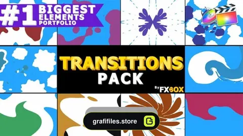 پروژه فاینال کات پرو ترانزیشن سیال 2D FX Liquid Transitions