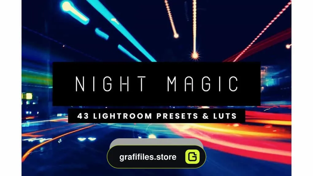 مجموعه پریست لایت روم و فتوشاپ – Night Lightroom Presets And LUTs