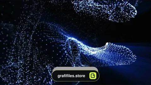 دانلود بک گراند موشن گرافیک انتزاعی Abstract Space Background