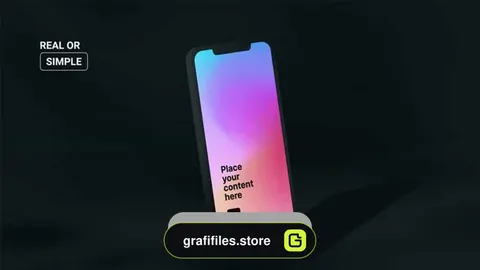 پروژه افترافکت موکاپ تیزر معرفی اپلیکیشن App Promo Mockup