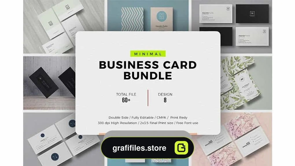 دانلود فایل لایه باز کارت ویزیت Business Card Prime Bundle