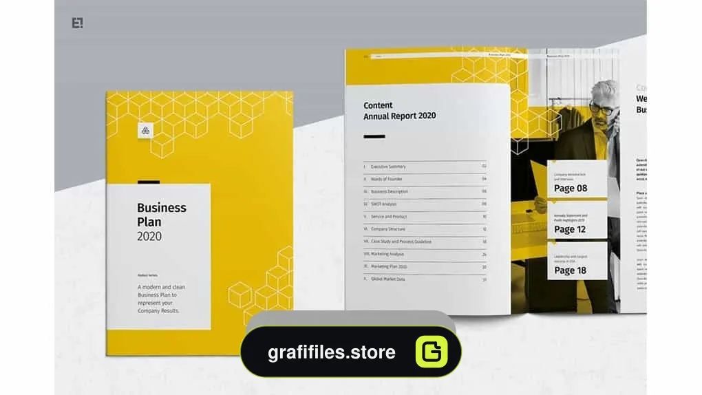 دانلود قالب ایندیزاین پروپوزال تجاری Business Plan