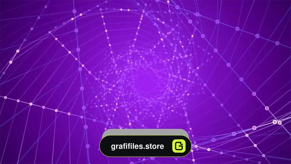 دانلود بک گراند موشن گرافیک Connected Lines And Points