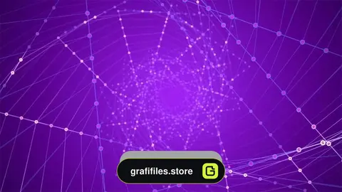 دانلود بک گراند موشن گرافیک Connected Lines And Points