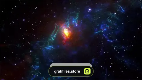 دانلود بک گراند متحرک فضای سحابی دارک Dark Nebula Space