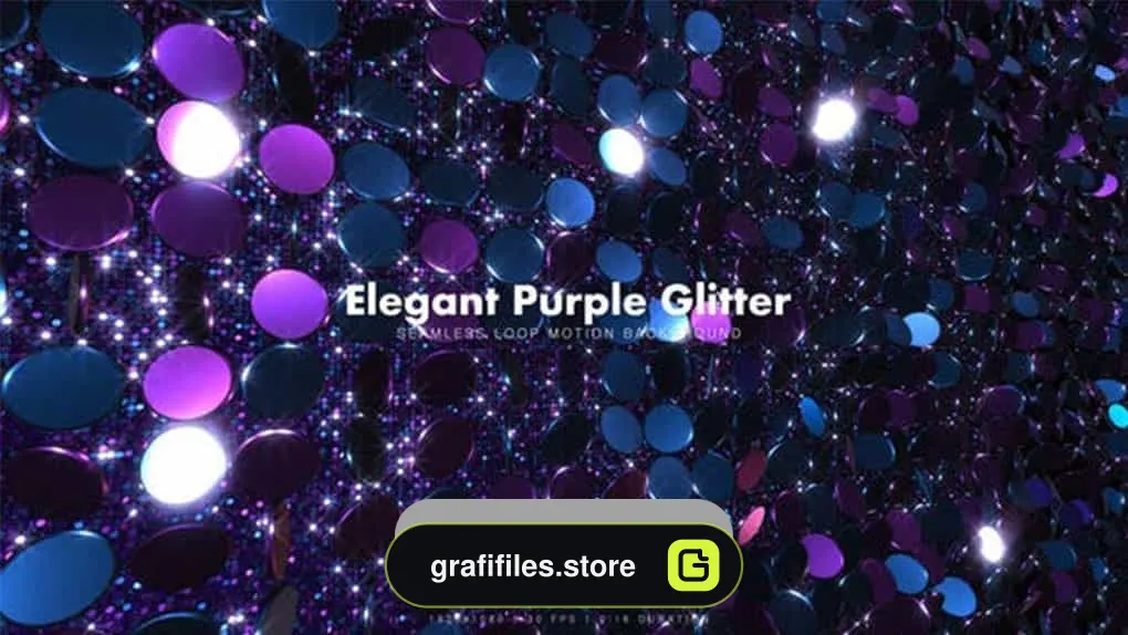 دانلود بک گراند موشن گرافیک Elegant Purple Glitter 17