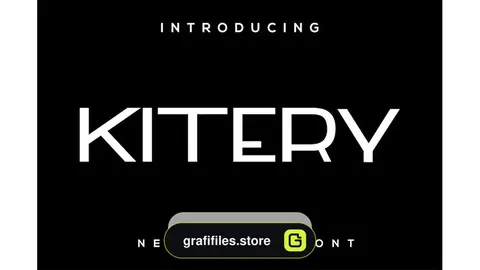 دانلود فونت انگلیسی ساده Kitery font