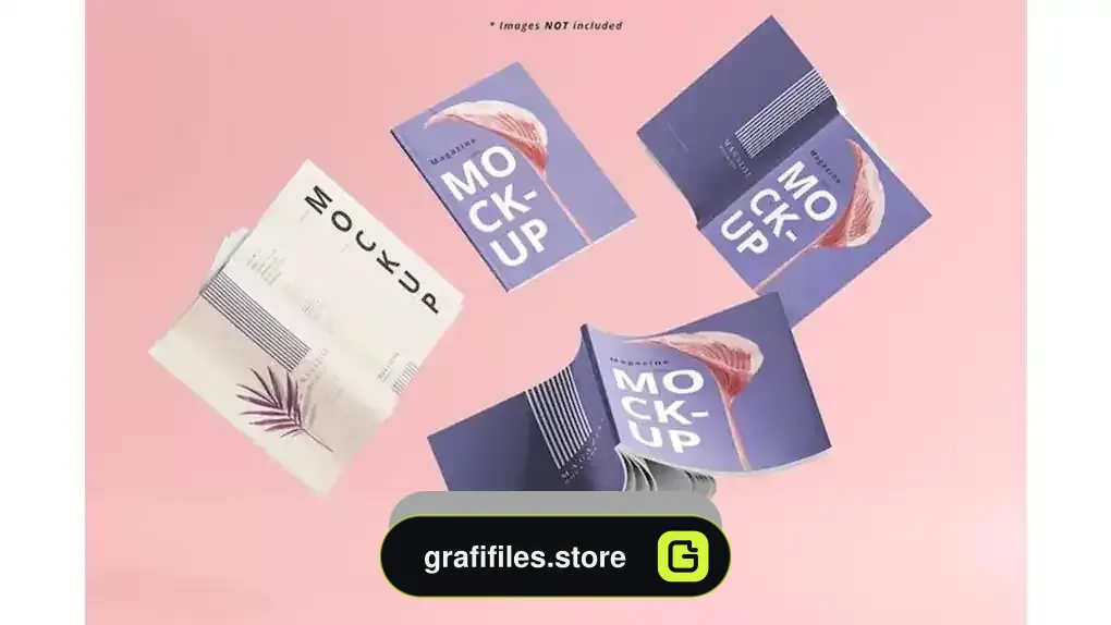 دانلود موکاپ مجله Magazine Mockups 3