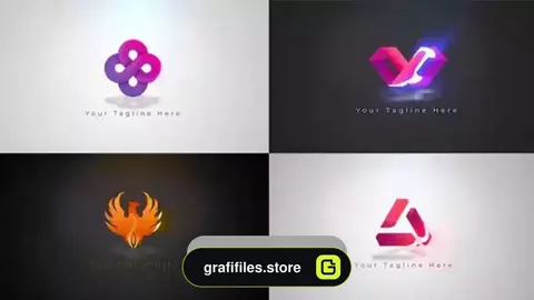 پروژه داوینچی ریزالو لوگو موشن Minimal Logo Reveal