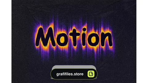 دانلود افکت متن متحرک Motion Editable Text Effect