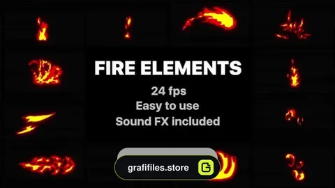 دانلود المان کارتونی آتش Mr. Flash FX Fire Elements