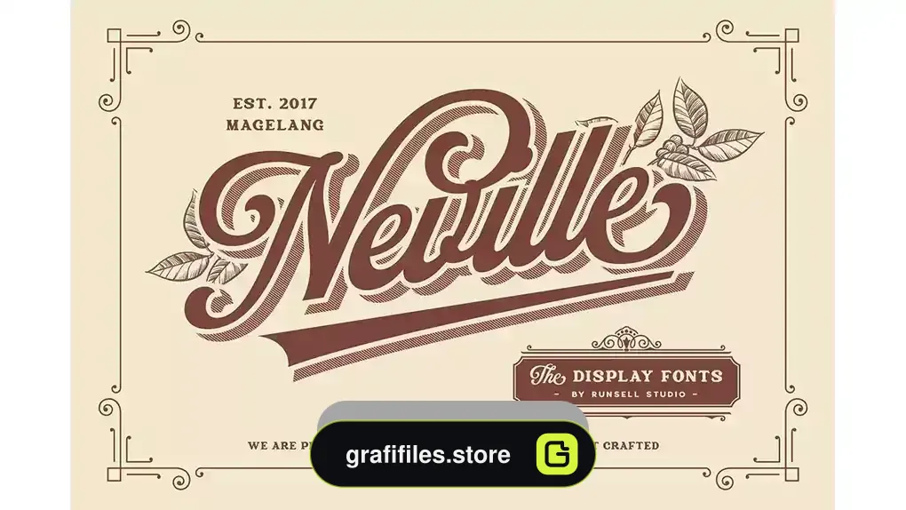 دانلود فونت انگلیسی کلاسیک Neville Font