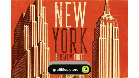 دانلود فونت انگلیسی New York Font