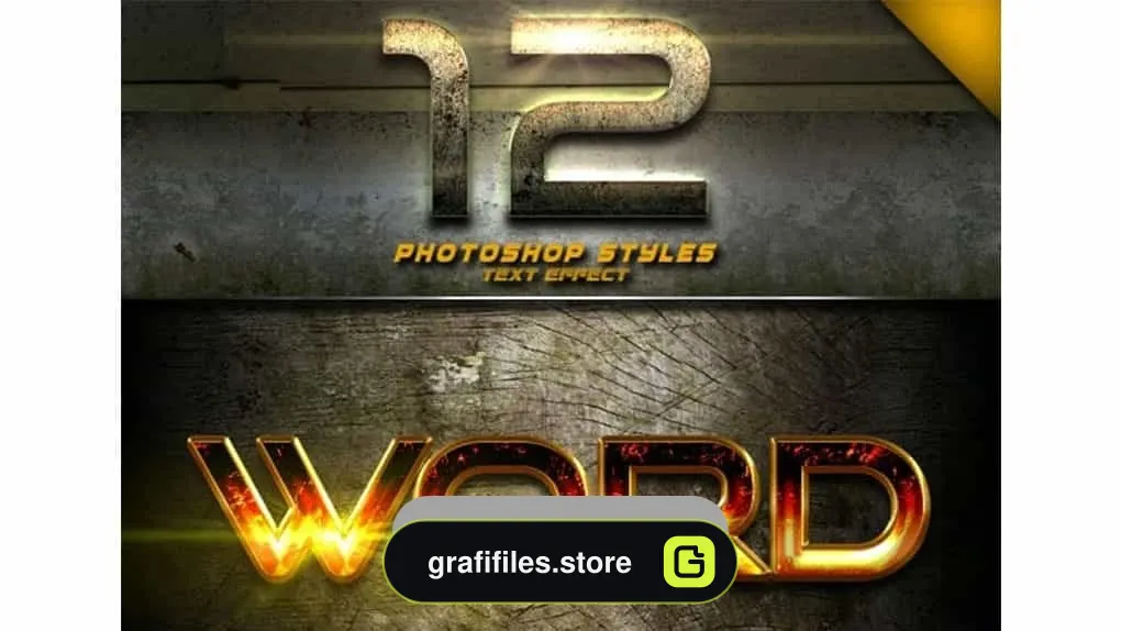 دانلود افکت متن Photoshop Text Effect Vol 3
