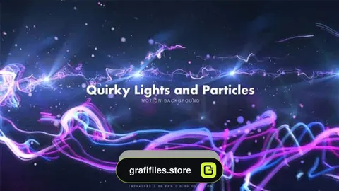 دانلود بک گراند موشن گرافیک Quirky Lights and Particles 1