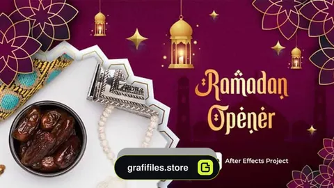 پروژه افترافکت وله رمضان Ramadan Opener 7