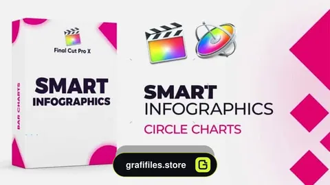 پروژه فاینال کات پرو اینفوگرافی Smart Infographics – Circle Charts