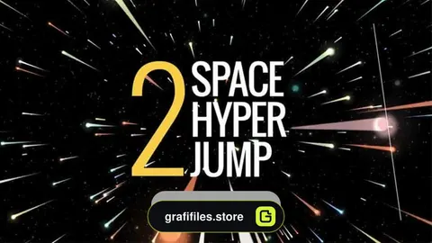 دانلود فوتیج موشن گرافیک Space Hyper Jump